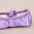 thumbnail image 6 of Girls Ballet Shoes Satin Dance Practice Slippers Split Soft Princess Yoga Canvas Dancing Performance Shoes, 6 of 7