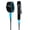 Black/Cyan, variant on Creatures of Leisure Reliance Pro Surf Leash - 7'