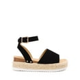 thumbnail image 2 of Women's Comfort Elastic Ankle Strap Shoes Espadrilles Wedge Sandals&nbsp;, 2 of 5
