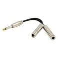 thumbnail image 3 of Conector de 2x6,35 mm 1/4' a doble conector de 6,5 mm 1/4' y Cable de sonido divisor Sunnimix, 3 of 8