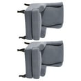 thumbnail image 1 of relayinert 2pieces Breathable Easy To Clean Chair Cover Stay Fresh And Clean In Style dark grey, 1 of 6