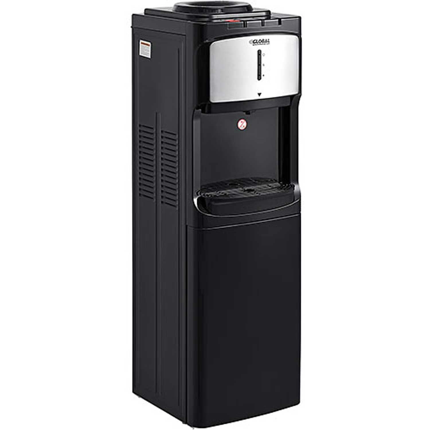 TCL Household Appliances 670437 Global Industrial Tri-Temp Top Load Water Dispenser, Black