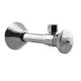 thumbnail image 1 of Westbrass D1112-07 Butée d'Angle avec 0,5 Po de Sueur en Cuivre et Poignée Ronde - Nickel Satiné, 1 of 1