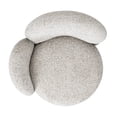 thumbnail image 2 of 31.5" LAF One-Arm Accent Chair | 360-Degree Swivel for Easy Movement in Various Seating | Textured Chenille Upholstery for Elegance | Comfortable Rounded Design for Modern Interiors, 2 of 4