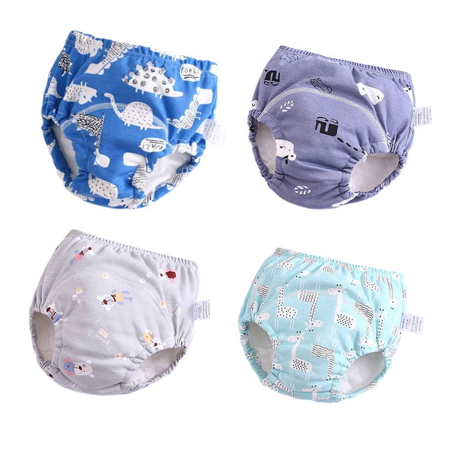 Calzoncillos U0U para Niños 4-Pack de Algodón para Entrenamiento Talla 4T