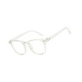 thumbnail image 1 of Eye Glasses Flat Lens Spectacle Frame Blue glasses Transparent Light Blocking for Women Clear, 1 of 8