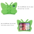 thumbnail image 7 of Cowithday for iPad Mini 5/Mini 4/Mini 3/Mini 2/Mini 1 Kids Girls Case with Kickstand Soft EVA Foam Lightweight Shockproof Handle Stand Cover for iPad Mini 5th/4th/3rd/2nd/1st Gen 7.9", Green Butterfly, 7 of 7