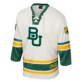 thumbnail image 2 of Men's Colosseum Cream Baylor Bears Puck Proud Fashion Hockey Jersey, 2 of 3