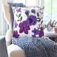 thumbnail image 4 of Funda de almohada floral bordada 45x45cm - Funda de cojín de poliéster suave con diseño de plantas frescas para decoración del sofá, 4 of 6