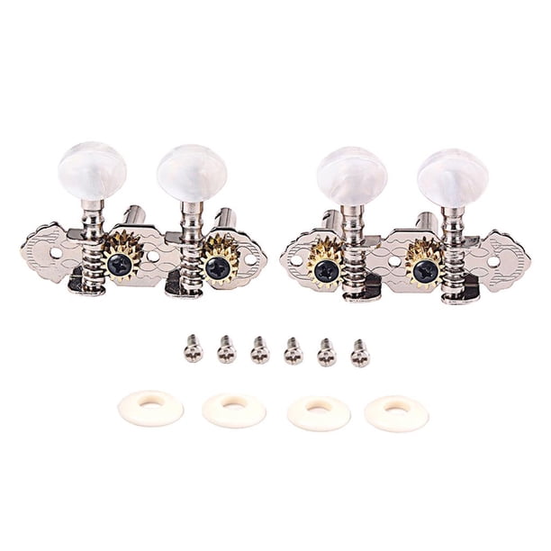 Clavijas de Afinación de Guitarra Hugo Sintonizadores Cabezales de de Cuerda para Guitarra Acústica 1R1L