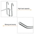 thumbnail image 4 of Uxcell 2.4 Inch Store Garage Storage Grid Wall Display Hooks Silver, 4 Count, 4 of 5