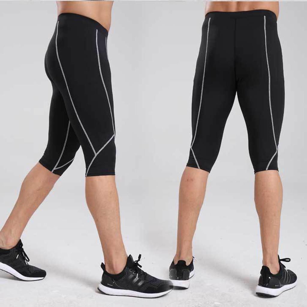 Unisex Sports Short Tights Gym Training 