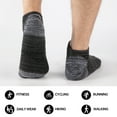 thumbnail image 6 of COOPLUS 12 Pairs Mens Ankle Socks Low Cut Comfortable Sports Breathable Cushioned Socks for Men, 6 of 8