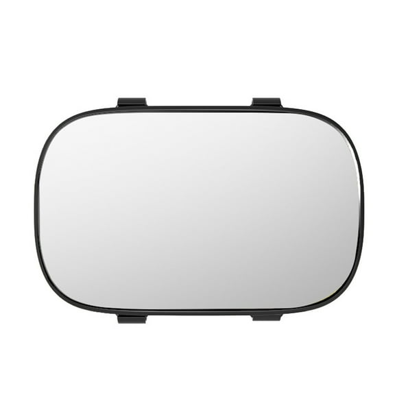 Zcyifa Black Visor Vanity Mirror with Adjustable Straps for Car Truck Rear View Mirror