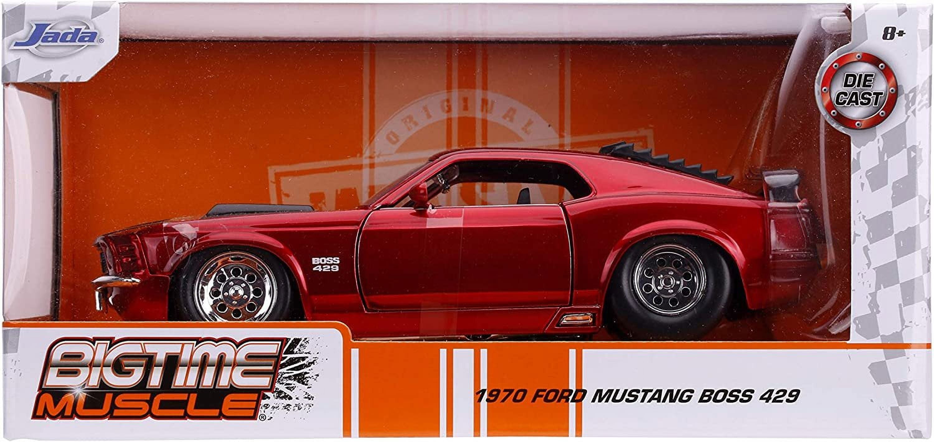 Jada Toys 31648 1970 Ford Mustang Boss 429 Candy Hood Bigtime Muscle 1 by  24 Diecast Model Car Play Vehicle - Walmart.com