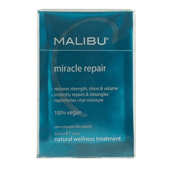 Malibu Miracle Repair Wellness Hair Reconstructor, 0.4 oz Pack of 12