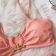 thumbnail image 5 of Conjunto de para mujer Traje de baño de piezas Traje de baño Traje de baño Correa de espagueti Tankini Copa acolchada Ropa de Rosado Baoblaze Traje de bikini de mujer, 5 of 6