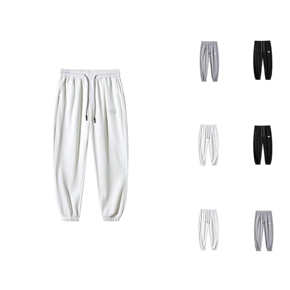 Jogger Pants for Men - Comfortable Breathable Sweatpants with Pockets and Elastic Waistband for Travel & Commute