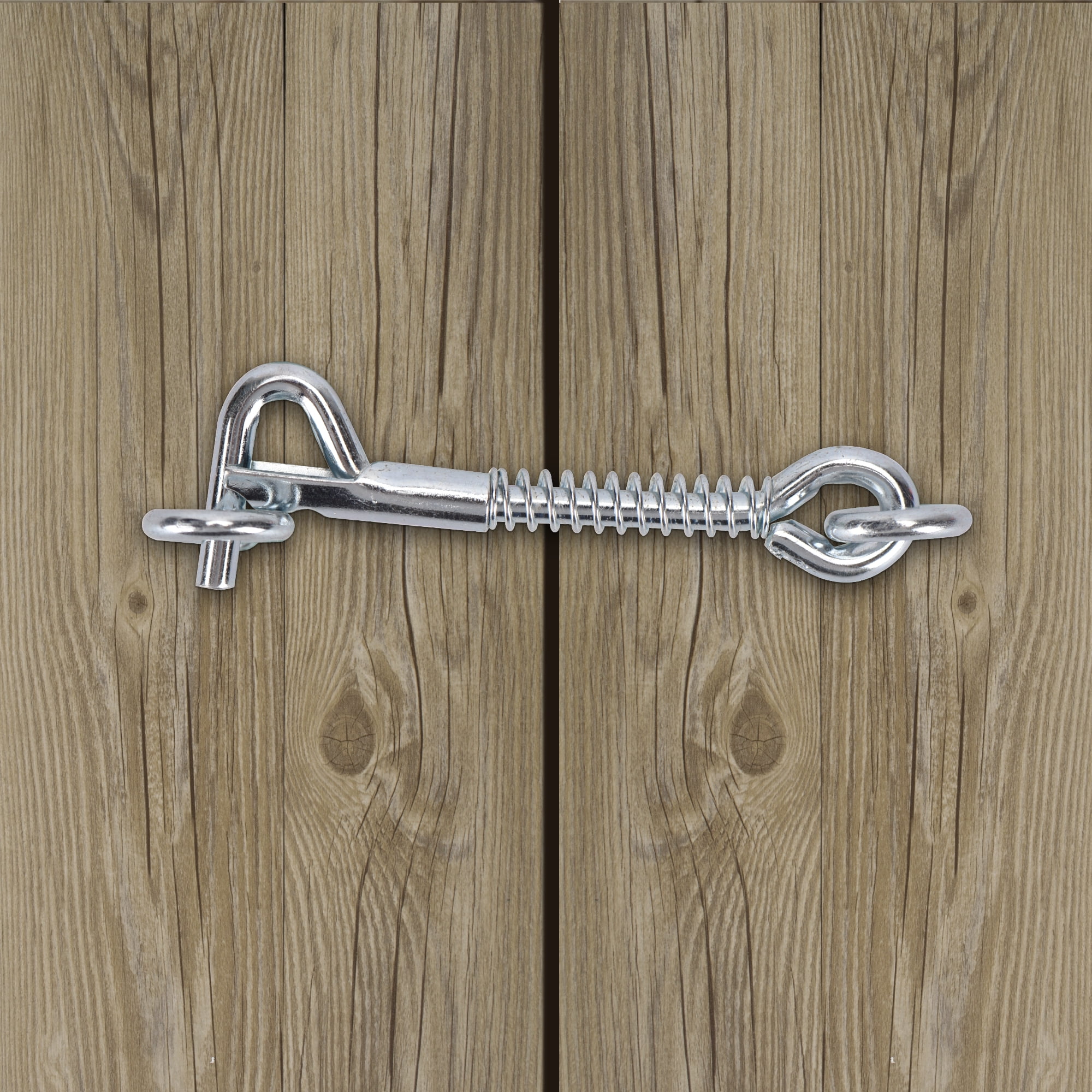 Hyper Tough 2-1/2 in. Safety Hook and Eye, Zinc Plated, 2 Pack