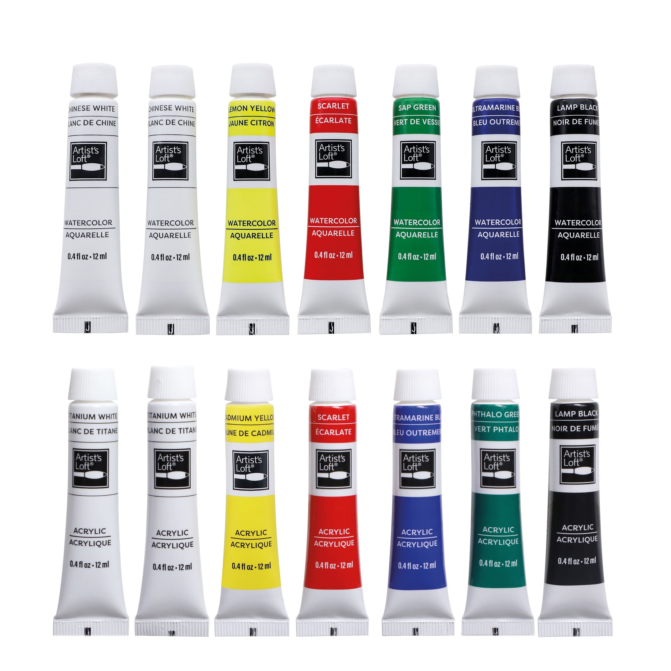 Mixed Media Art Set by Artist's Loft - Art Set for Drawing - Painting - Coloring - Arts & Crafts - 1 Pack
