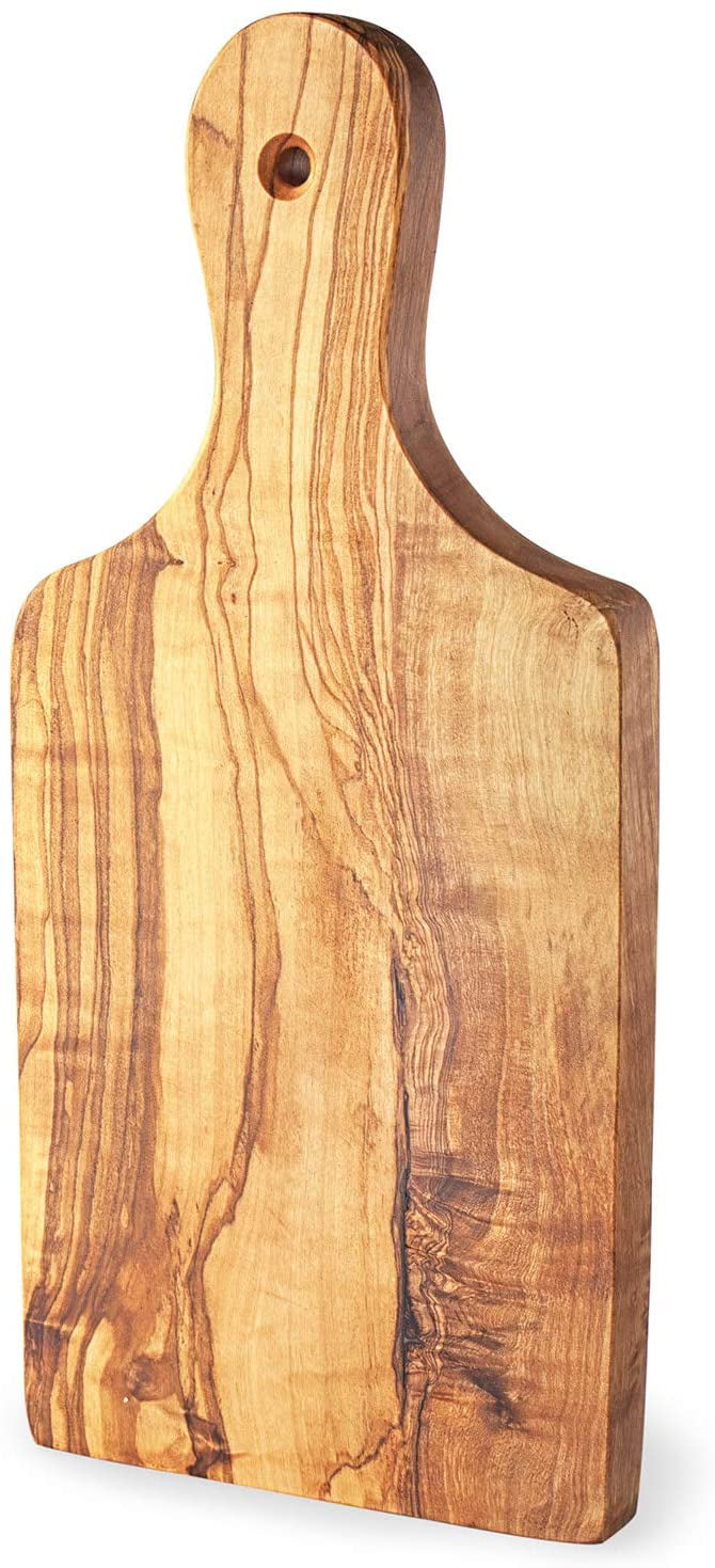 Wood Cutting Board and Serving Board  Personalized Cutting Board Rustic Natural Wood Tree Cutting board with handle