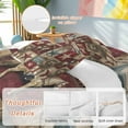 thumbnail image 2 of Cal King 4 Piece Bedding Set Farmhouse Western Cowboy Vintage Wood Soft Breathable Duvet Cover and Pillowcase,Rustic Stars Horse Duvet Cover Set Washable Bed Sheets for Bedroom Dormitory Guest Room, 2 of 9