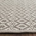 thumbnail image 3 of SAFAVIEH Montauk Corrine Geometric Cotton Area Rug, Ivory/Grey, 8' x 10', 3 of 6