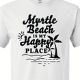 thumbnail image 4 of Inktastic Myrtle Beach is My Happy Place with Palm Trees T-Shirt, 4 of 5