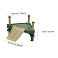 thumbnail image 5 of VNEKVA Aquarium Floating Turtle Basking Dock, Resting Platform for Turtles, Frogs & Aquatic Crabs, 5 of 6
