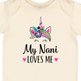 thumbnail image 4 of Inktastic My Nani Loves Me Grandchild Girls Baby Bodysuit, 4 of 5