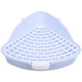 thumbnail image 1 of Miangastore Rabbit Litter Box Bunny Triangle Potty Trainer Corner Plastic Litter Box, 1 of 8