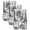 Gray, Silver, Black, variant on Orange Architecture Kitchen Towels Set of 2, Abstract City Vintage Modern Art Absorbent Dish Towels for Kitchen, Microfiber Hand Towel, Quick Drying Tea Towel for Cleaning Decorative Dishcloths