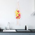thumbnail image 4 of RENACLIPY 1Set Cotton Rope Fruit Vegetable Hammock for Home Decoration Use, 4 of 6