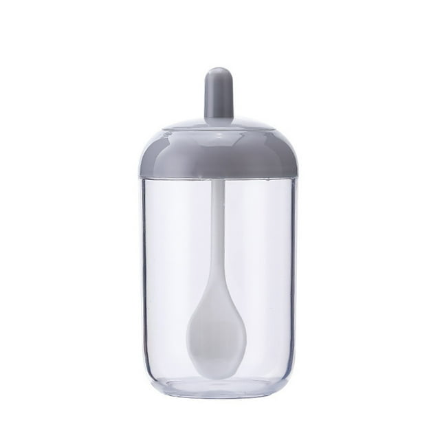 EGNMCR Measuring Spoons Serving Spoons Kitchen Supplies Seasoning Bottle Storage Box Spice Jar With Spoon Spice jar