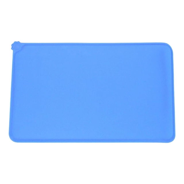 Tapete para comedero de perros y gatos, impermeable, antideslizante, de silicona, U1M3