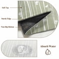 thumbnail image 6 of 6'x9' Area Rugs, Sage Green Indoor Outdoor Area Rug for Living Room Bedroom, Floral Stripe Gradient Simple Branch Texture Washable Bathroom Rugs Kitchen Floor Carpet Mats Home Decor Aesthetic, 6 of 8