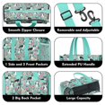 thumbnail image 3 of Teacher Tote Bag,Corgi Dog and Flowers Teacher Utility Tote Bag,Large Work Tote Bags for Women with Multiple Pockets,Top Zipper Closure,13.8x10.6x6.7 Inch, 3 of 5