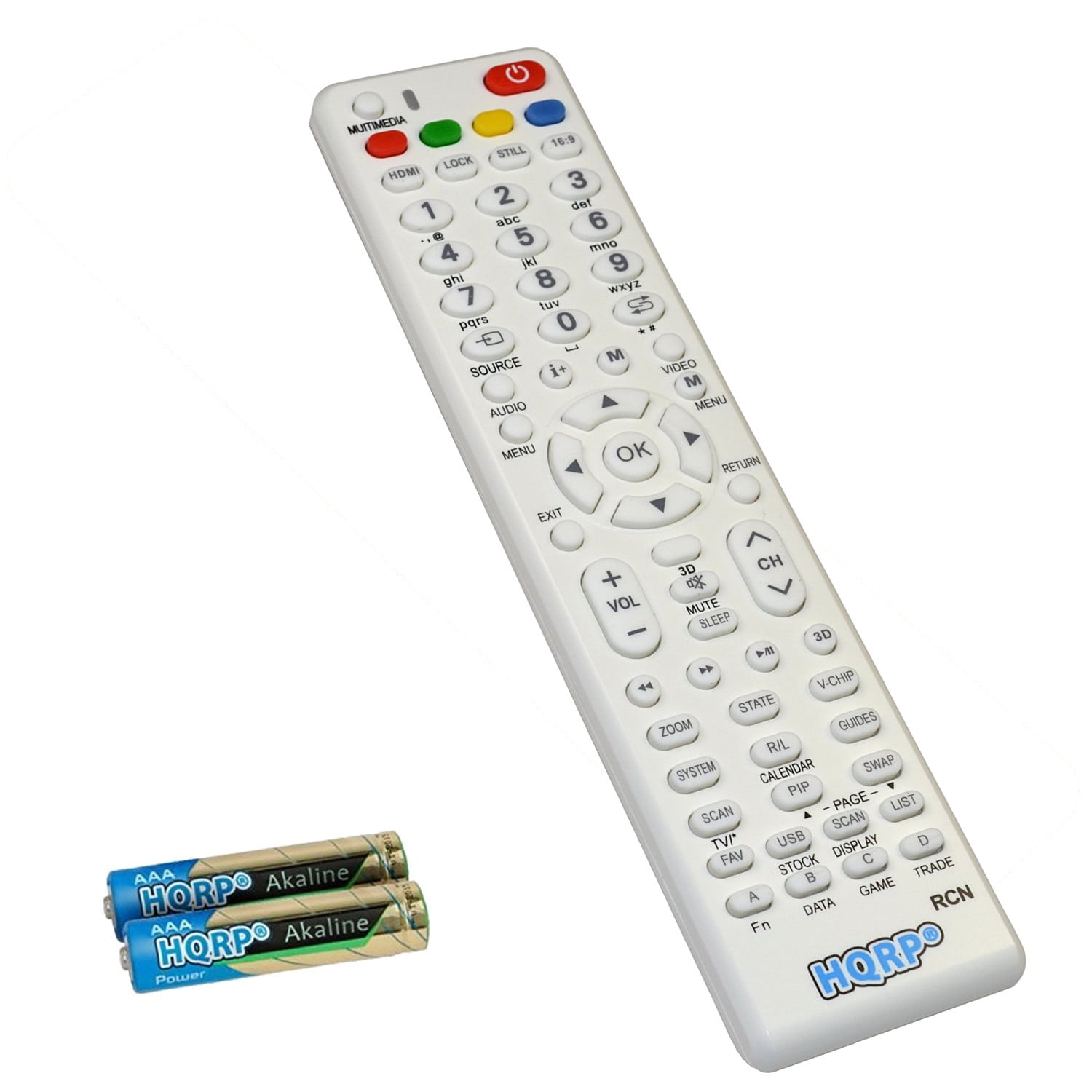 HQRP Remote Control for Haier HTRD03, HTRD02A, HTR299A, 46EP14S
