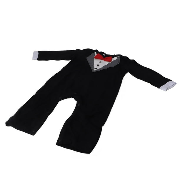 Mono De Esmoquin Para Bebé, Elegante Y Fácil De Poner, Mono De Esmoquin Suave Para Recién Nacidos Para Ocupados Para Bautizos