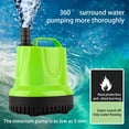thumbnail image 2 of Electric Fishtank Water Pump Replacement Quiet Quiet Running Aquarium Running Lifting Handle Suction Cup Submersible Aquarium Bottom Filter US Plug 12W, 2 of 6
