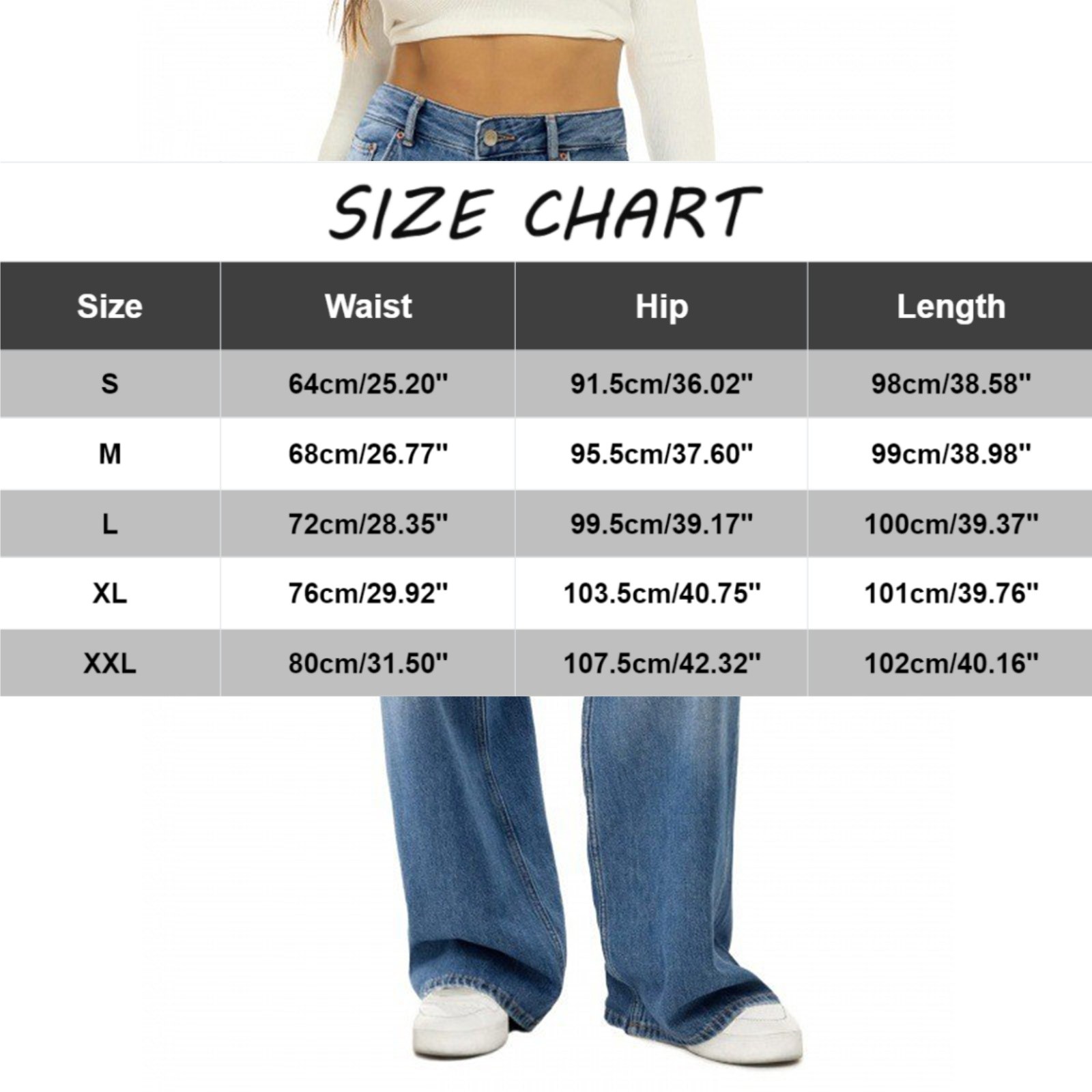 ManxiVoo Womens High Waisted Straight Leg Jeans Stretch Denim Comfortable Casual Baggy Fit Everyday Trousers XXL Size Blue