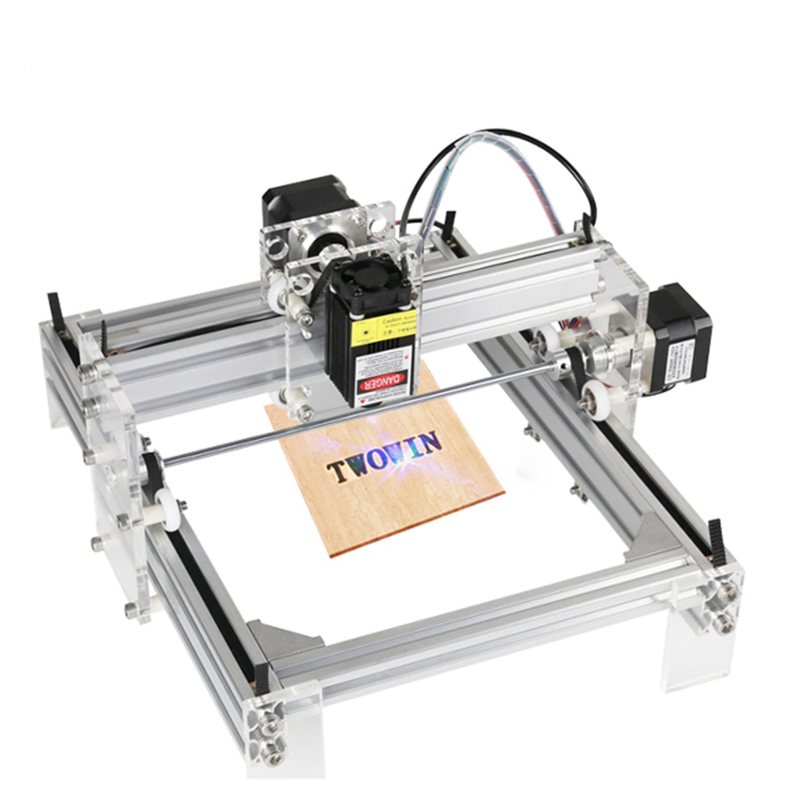 20W MINI DIY Desktop Engraving Machine Picture LOGO CNC Printer Working Area 20cm*17cm Wood Router Engraver