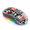 Grey, variant on Blue Tri-Mode Wireless Computer Mouse with Transparent Magnetic Shell
