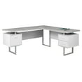 thumbnail image 3 of Monarch Specialties Computer Desk, Home Office, Corner, 70"L, L Shape, Work, Laptop, Grey Laminate, 3 of 4