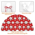 thumbnail image 4 of Sikiie Cute Baseball 30-48 inches {designName} Print Christmas Tree Skirt Snowman Xmas Tree Skirt with Edge Christmas Decorations for Holiday Party48", 4 of 7