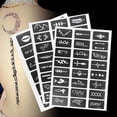thumbnail image 2 of Stencil, Plantilla Temporal, Para Arte Corporal Adultos, 2 of 8