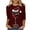 1Wine, variant on PuLe Womens Christmas Tops Dressy Casual Tunic Shirts for Women Party 3/4 Sleeve Stretch Crew Neck T-Shirt Snowflake Loose Fit Trendy Plus Size Tops