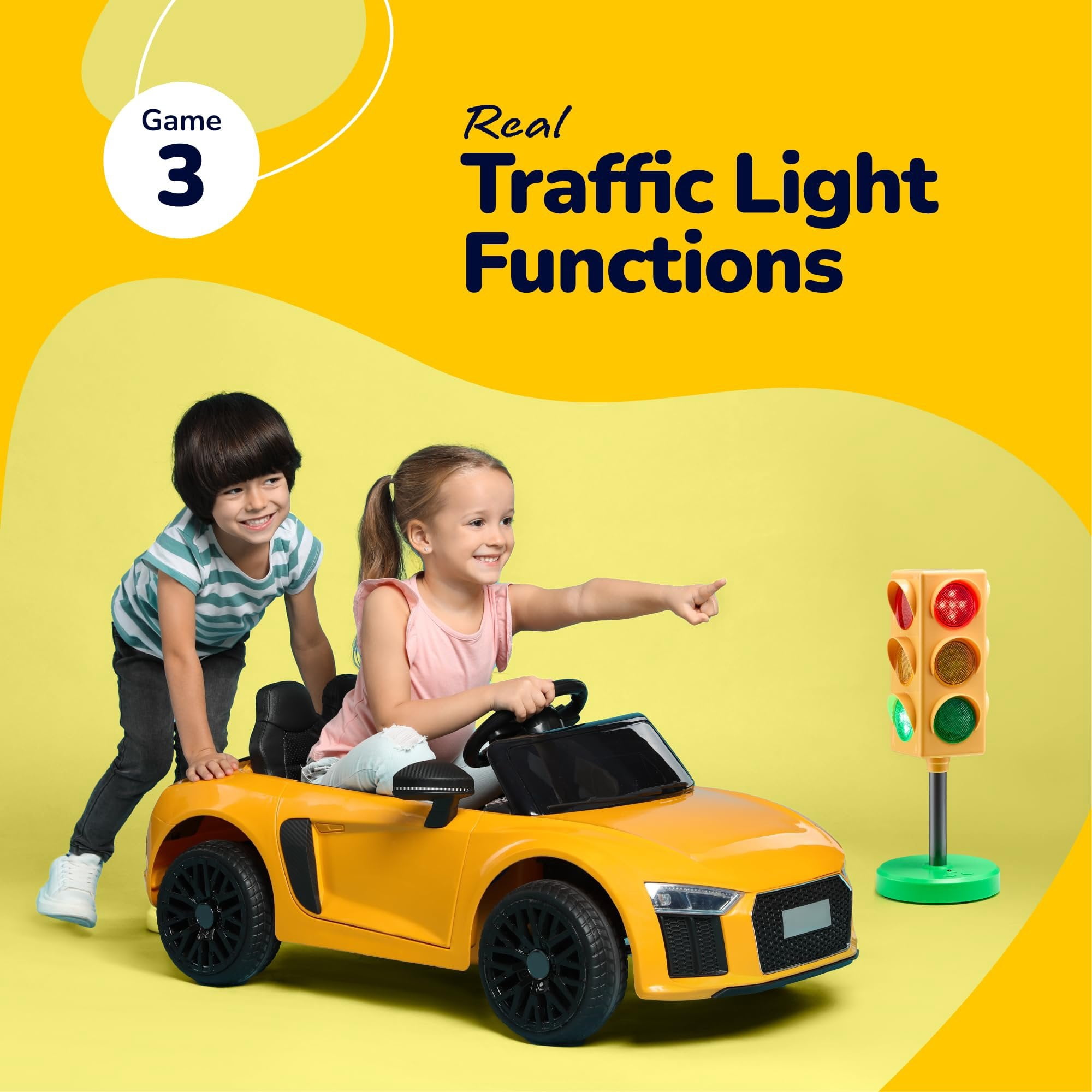 ArtCreativity Traffic Light for Kids & Teachers,  8 Modes, Remote Control