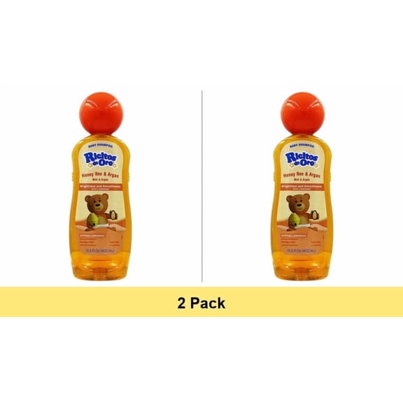 Ricitos De Oro Honey Bee Baby Shampoo, 13.5 fl oz (Champu de Bebe) - 2 Pack
