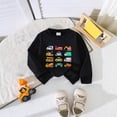 thumbnail image 2 of felwors Toddler Baby Boy Fall Outfits 12 18 24 Months 2T 3T 4T Boys Winter Clothes Long Sleeve Trucks Sweatshirt Pants Set, 2 of 7